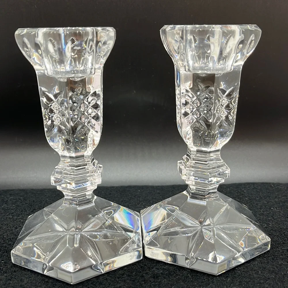 Waterford Crystal Candlestick Holders Set of 2